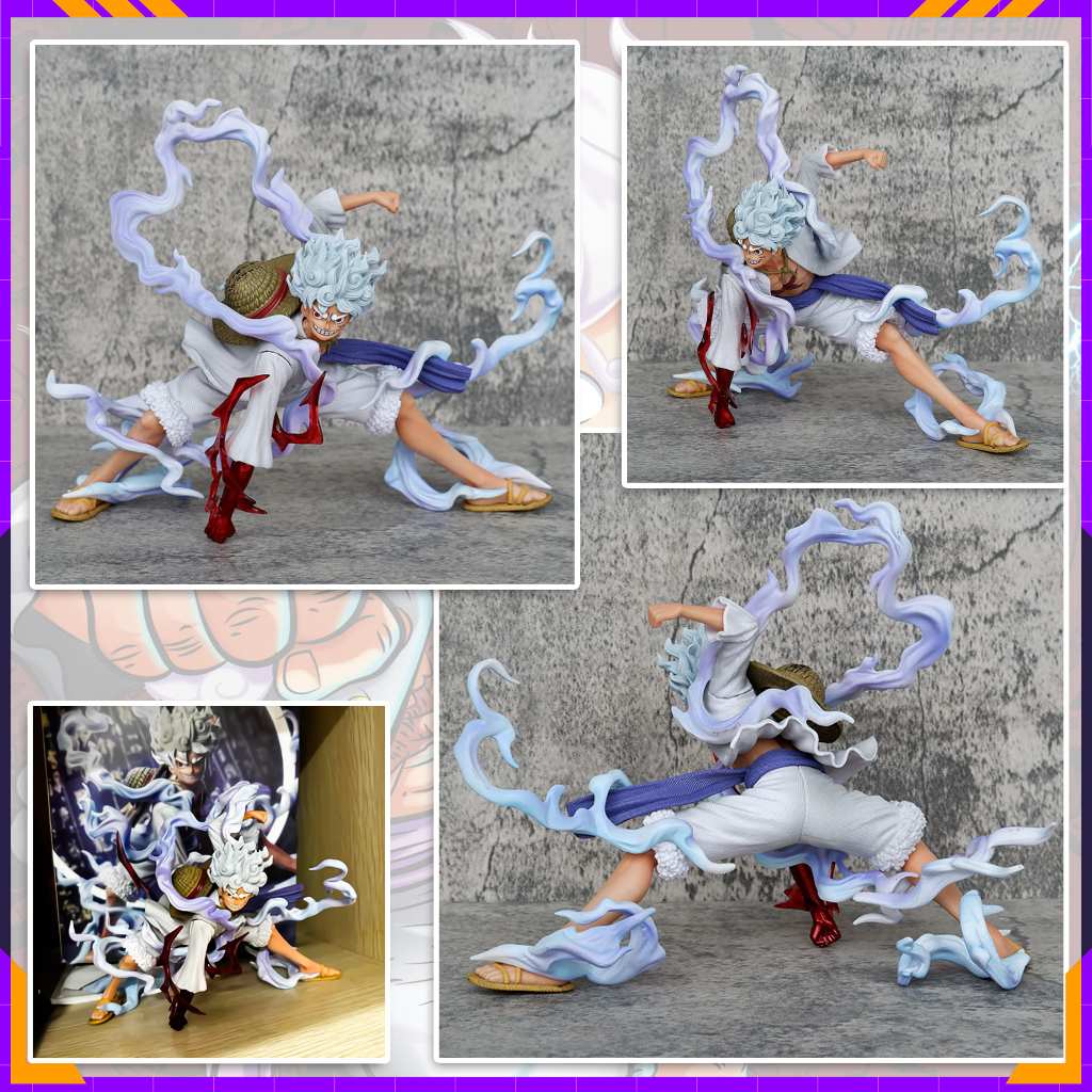 Mô Hình Luffy Gear 5 Nika - One Piece Băng Mũ Rơm Đảo Hải Tặc - Figure Cực Nét Decor Bộ Sưu Tập cao cao 16cm