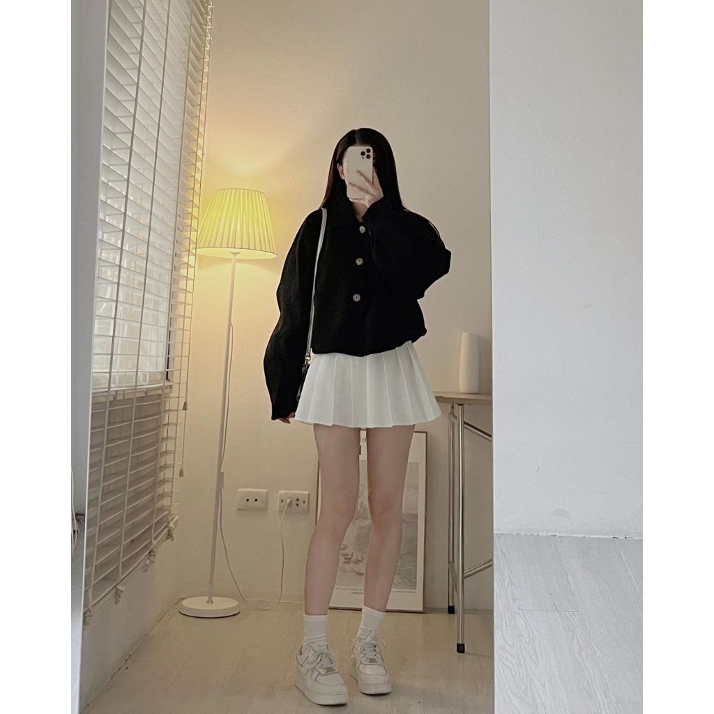 ÁO KHOÁC DẠ ÉP DÁNG CROPTOP SIÊU XINH LOẠI 1