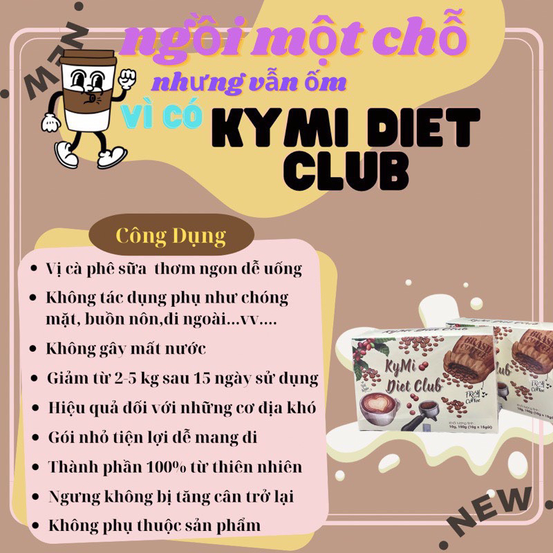 KYMI DIET CLUB Cà Phê Giảm Cân