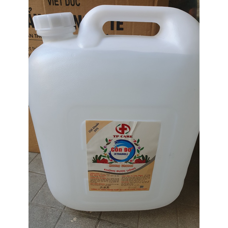 Cồn can 30lit 70 độ 90 độ bình 30l cồn sát khuẩn rửa tay TP Care hương chanh sả- tân bình