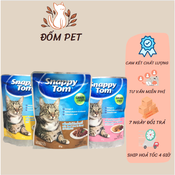 PATE GÓI SNAPPY TOM 85G