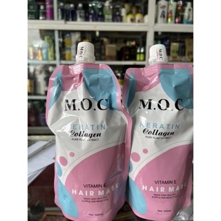 Hấp dầu ủ tóc collagen moc bịch 500ml siêu mềm phục hồi