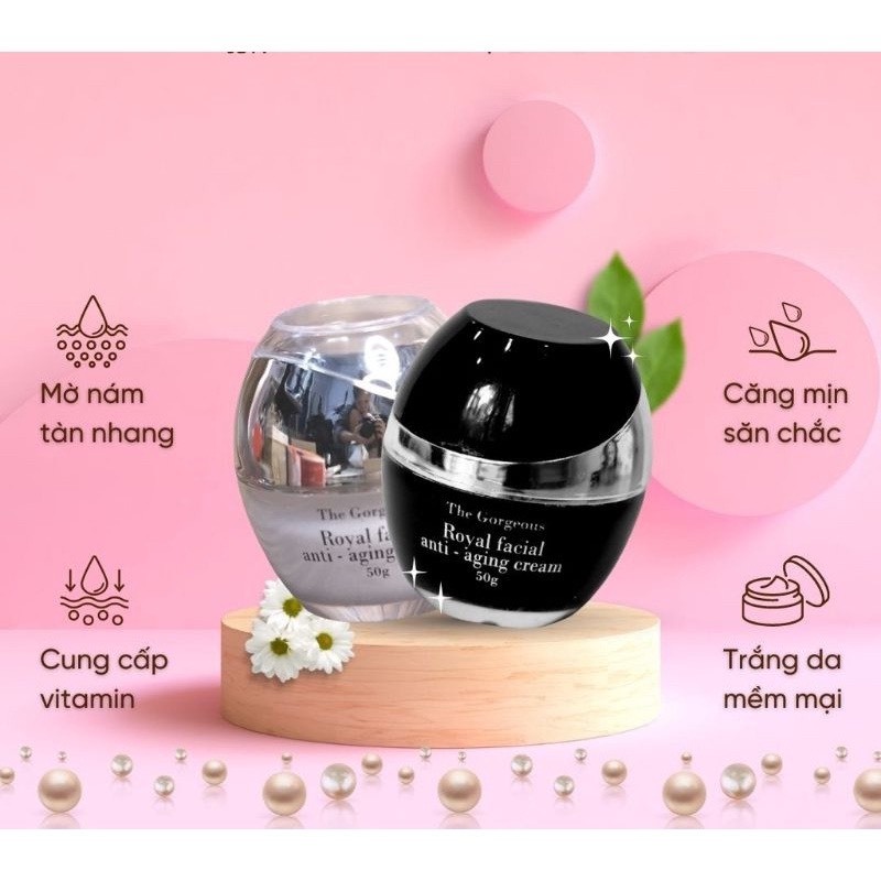BỘ ĐÔI KEM CỪU NGÀY + ĐÊM GORGEOUS MÚI XÙ + TẶNG 2 TẨY TBC DA MẶT