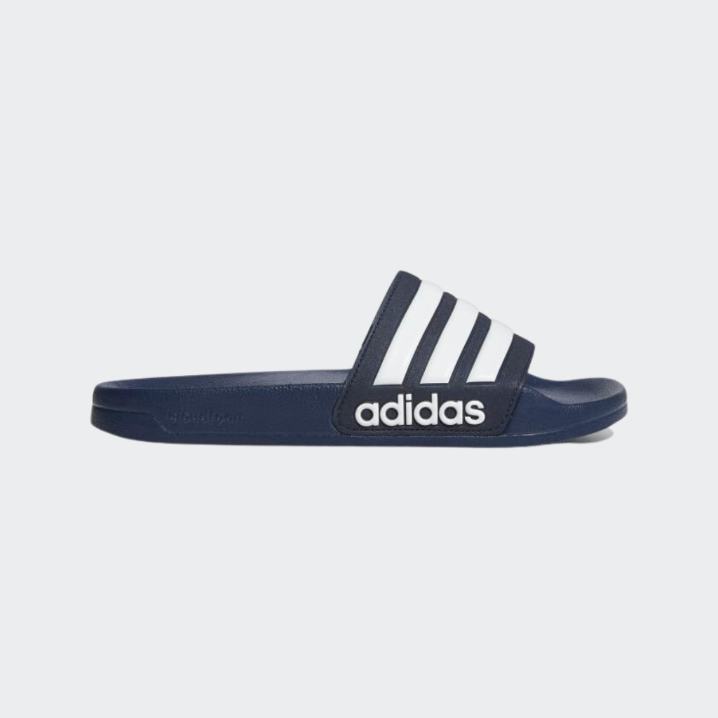 Dép nam nữ Adidas quai ngang 3 sọc đơn giản đẹp-nhẹ màu xanh/ Dép Adidas Adilette Shower/ Dép hot/ Slipper