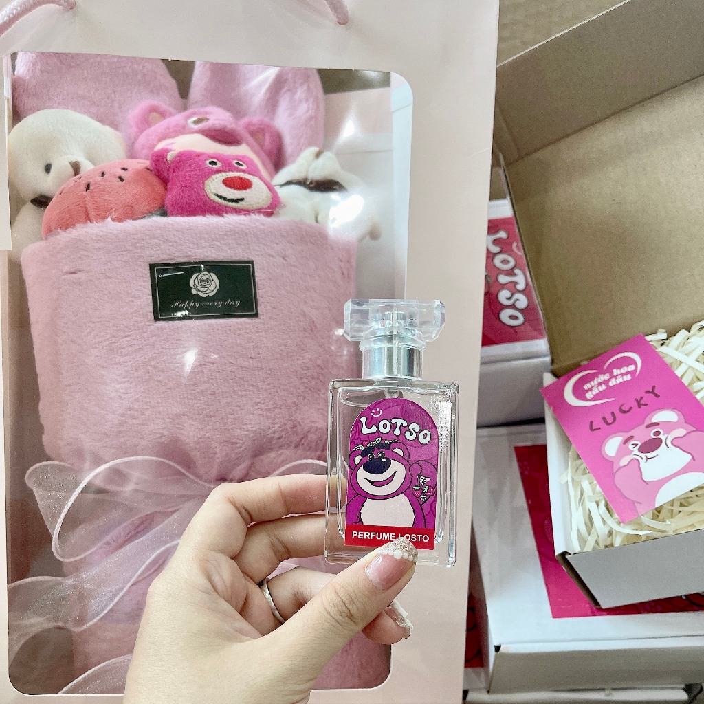 Nước hoa gấu dâu Lotso Kèm Hộp Siêu Hot 50ml
