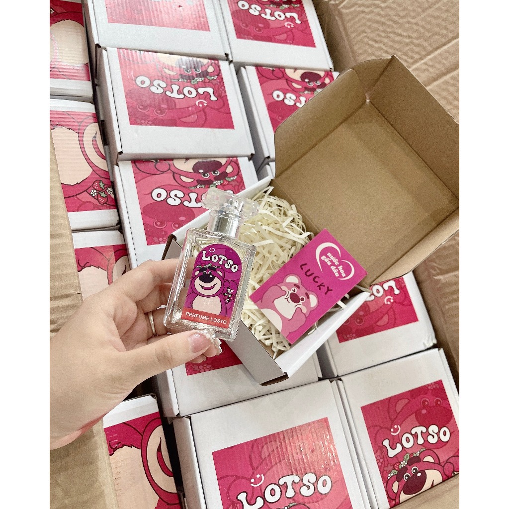 Nước hoa gấu dâu Lotso Kèm Hộp Siêu Hot 50ml