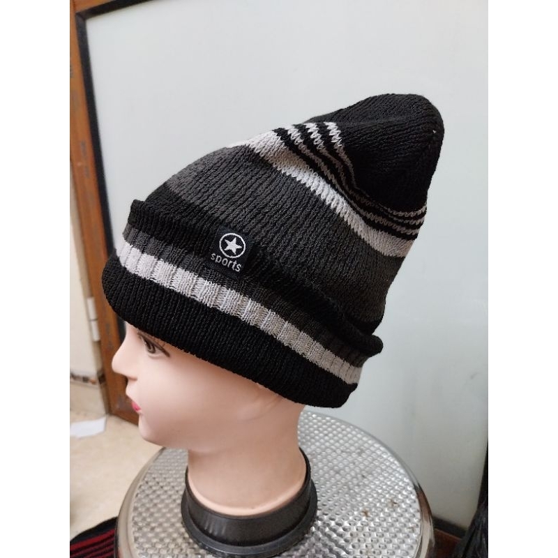 Mũ len nam lót lông