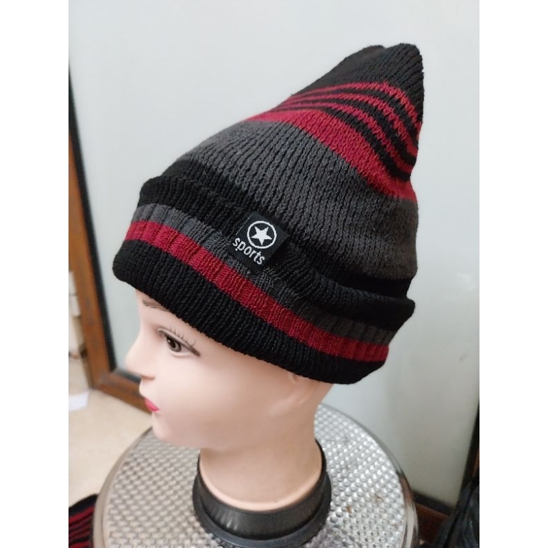 Mũ len nam lót lông