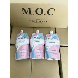 HẤP DẦU Ủ TÓC COLLAGEN MOC bịch 500ml siêu mềm phục hồi