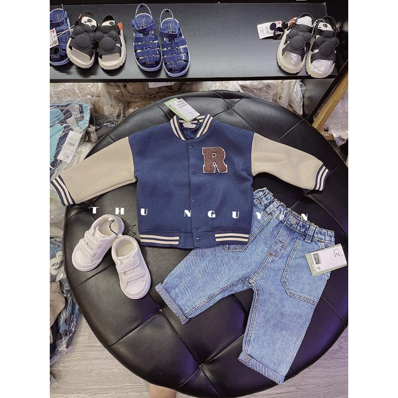 Áo khoác Bomber cho bé HM auth