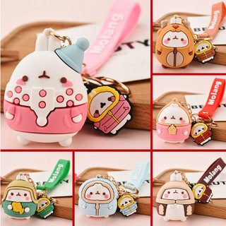Móc khoá molang có tag MKDT22 móc khoá cute móc khoá dễ thương
