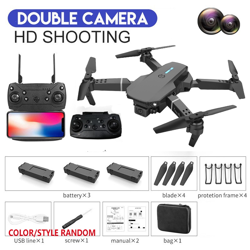 Pin máy bay không người lái phổ thông E99, E88, E100 dung lượng cao 3.7V 1800mAh