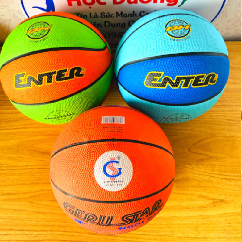 Bóng rổ GERUSAT Số 3,5,6,7. Tặng kèm kim bơm , Túi lưới đựng bóng
