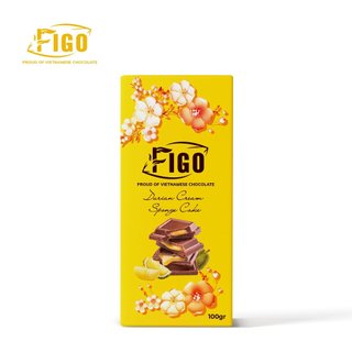 [SOCOLA MỨT DÂU 100G ] Socola nhân mứt dâu 100g FIGO