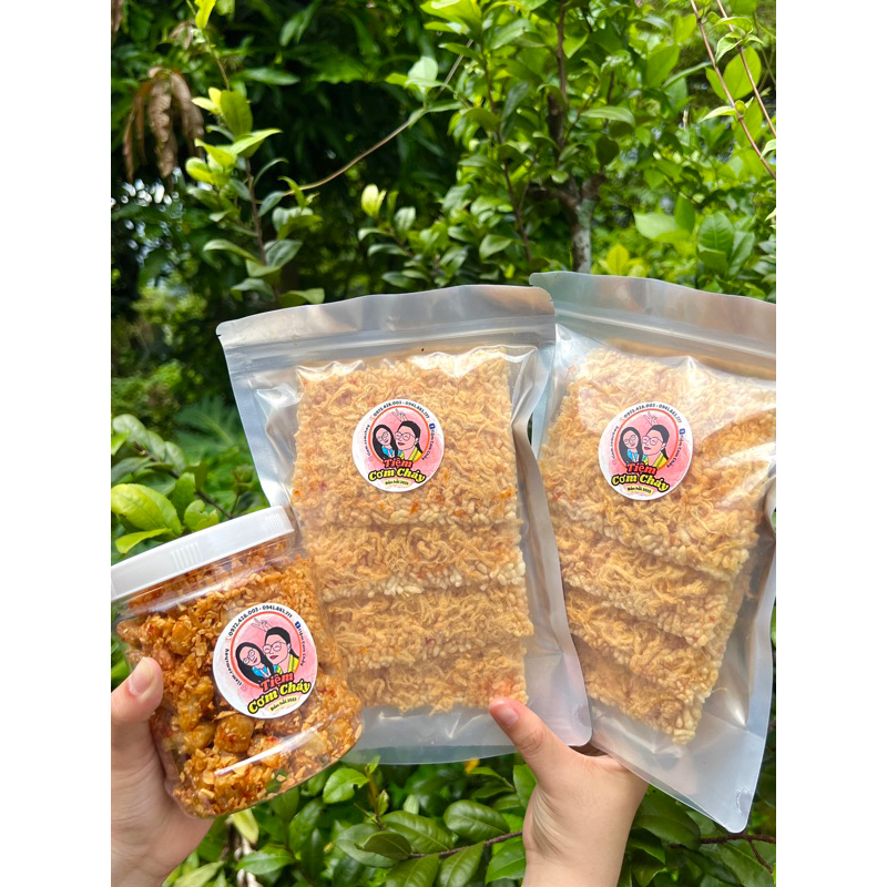 (Combo2) 2 CƠM CHÁY + 1 TÓP MỠ CHÁY TỎI