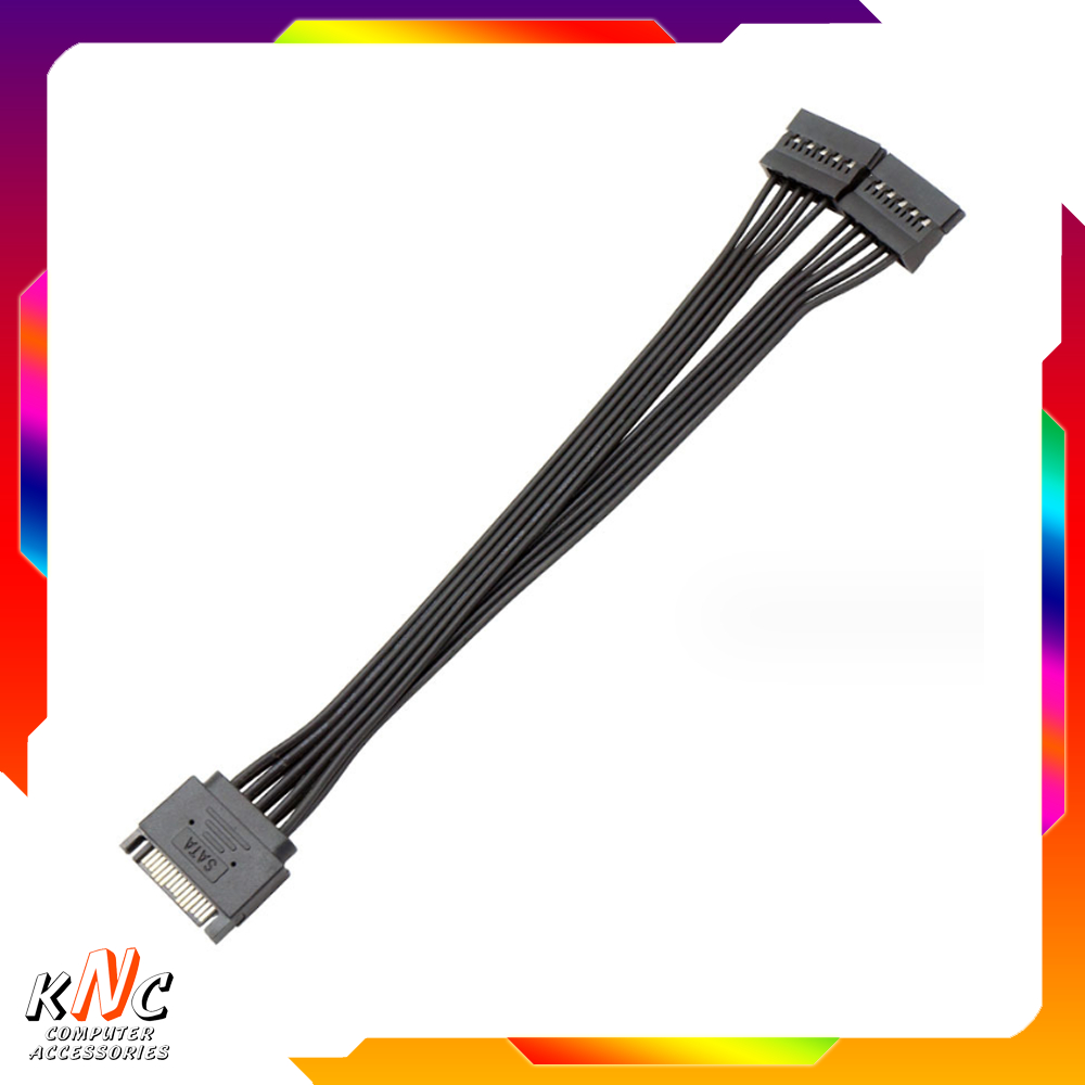 Dây Chia Cổng Sata 1 Ra 2 Chân Sata Mở Rộng - Bọc Nhựa Dày Chắc Chắn Ổn Định