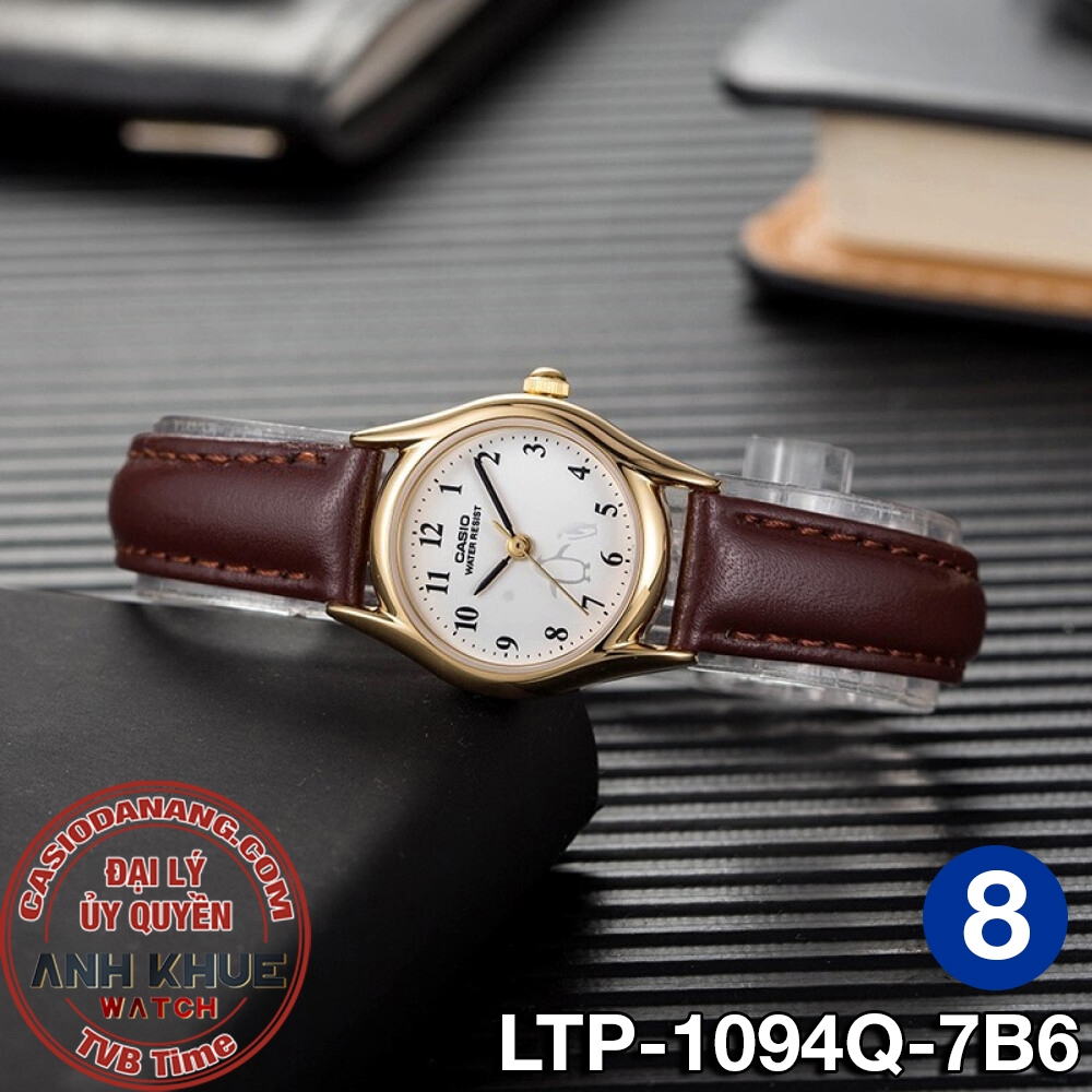 Đồng hồ nữ dây da Casio chính hãng Anh Khuê LTP-1094 Series
