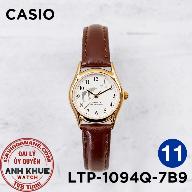 Đồng hồ nữ dây da Casio chính hãng Anh Khuê LTP-1094 Series (23mm)