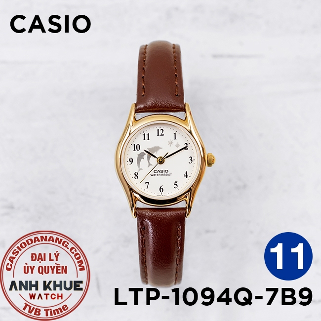 Đồng hồ nữ dây da Casio chính hãng Anh Khuê LTP-1094 Series