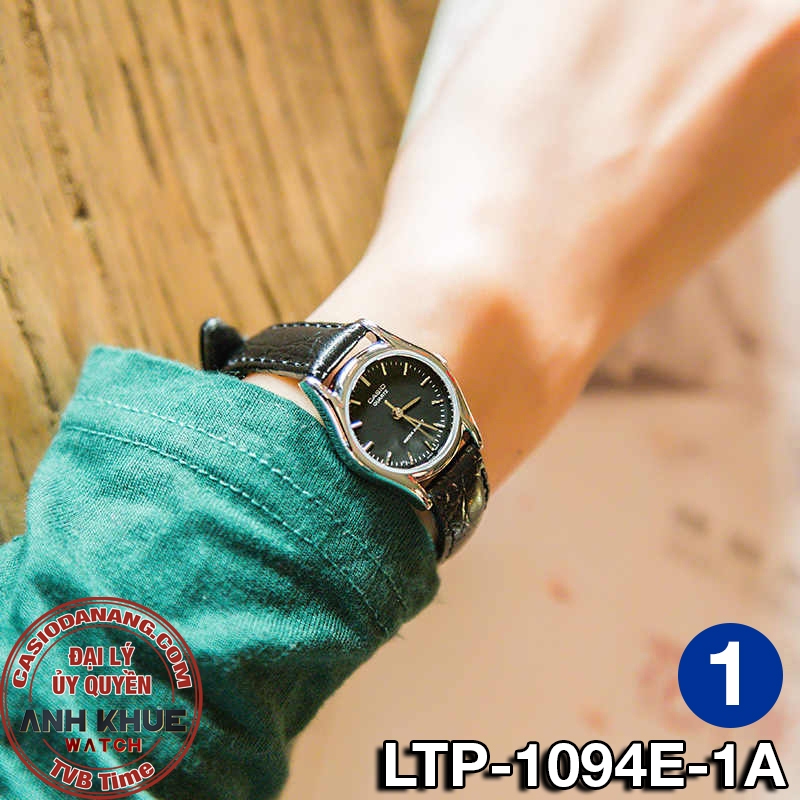 Đồng hồ nữ dây da Casio chính hãng Anh Khuê LTP-1094 Series