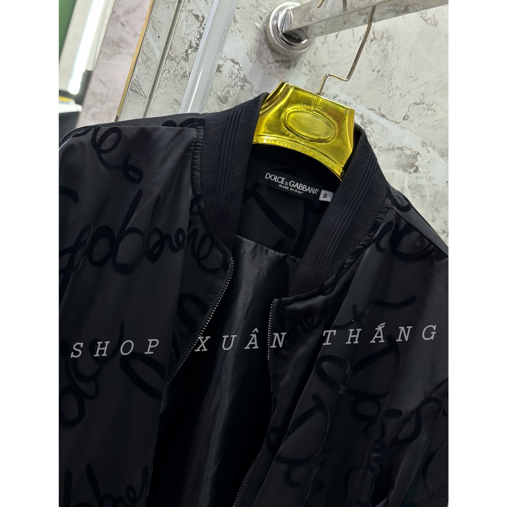 Áo Khoác Gió D.G Nam Nữ Siêu Cấp Họa Tiết Thêu Nhung Hàng Chuẩn Quảng Châu Hot New 2023, Chất Liệu Gió 2 Lớp