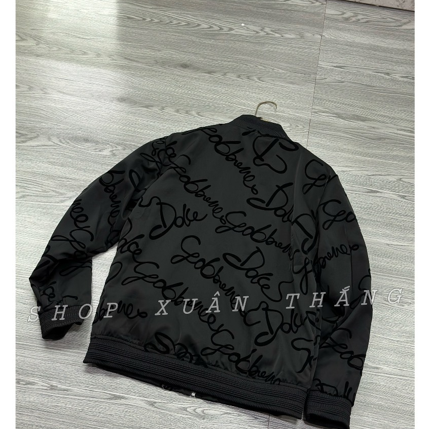 Áo Khoác Gió D.G Nam Nữ Siêu Cấp Họa Tiết Thêu Nhung Hàng Chuẩn Quảng Châu Hot New 2023, Chất Liệu Gió 2 Lớp