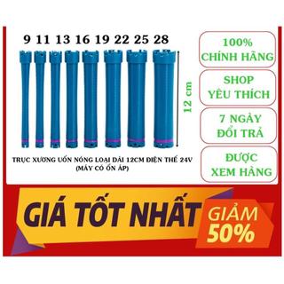 Trục xương uốn nóng tóc 24v loại dài màu xanh dương cao cấp