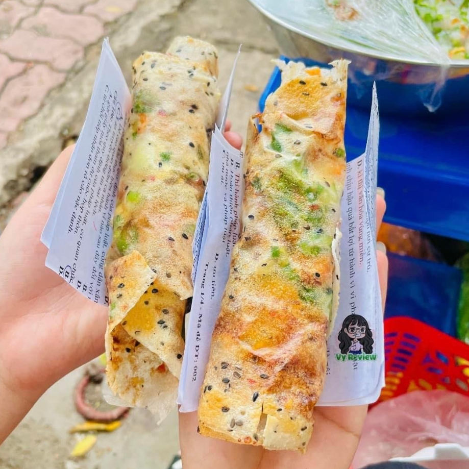 Bánh Tráng Mè Đen Loại Vuông Tam Quan Bình Định Ràng 20 Cái/Ràng - Loại Bánh Dễ Cuốn Rau Thịt Rất Ngon