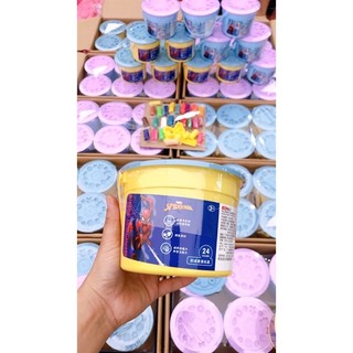 Đất Nặn Đất Sét Cho Bé 24 màu Disney siêu đẹp