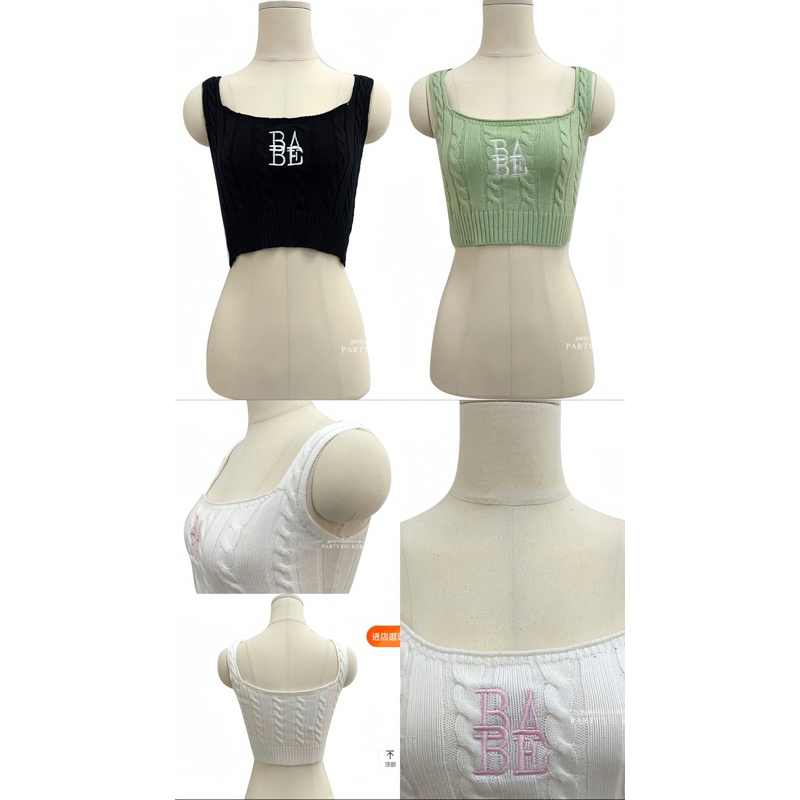 Áo Croptop, Áo 2 Dây Croptop Ba Lỗ Ôm Body Nhiều Màu, Chất Vải Dầy Dặn Thời Trang Quảng Châu Cho Nữ - Tiệm Mây