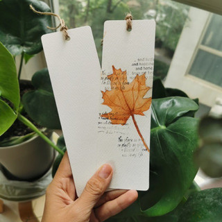 Combo 10 tờ Giấy làm bookmark/Giấy làm kẹp sách / Giấy làm đánh dấu trang sách