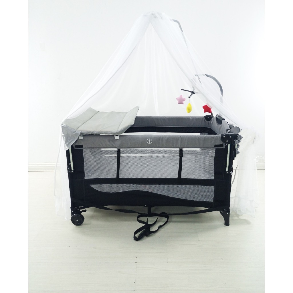 Nôi cũi vải gấp gọn đa năng HONALIFE chính hãng sang chảnh-Tuti.kid