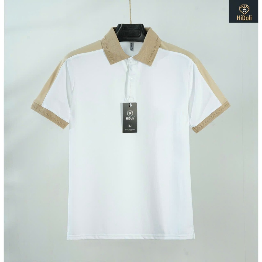 Áo thun Polo nam thêu Logo chữ U vải cá sấu cotton 4 chiều co giãn cực kỳ sang trọng.