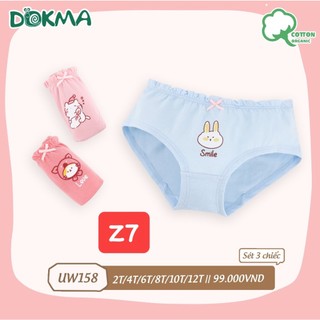 (2-12Y) Quần chip tam giác cho bé gái (SET 3 CÁI) - DOKMA