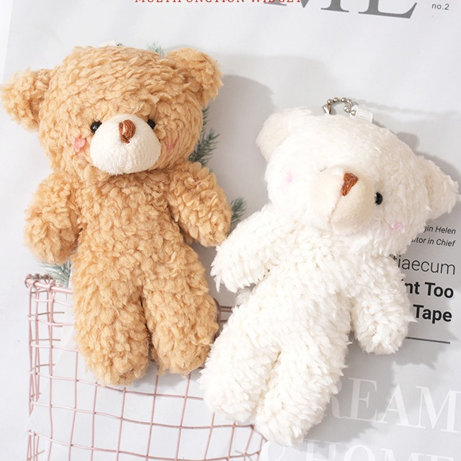 Móc khóa cặp đôi gấu trắng nâu xinh loại 1 làm quà tặng tuivimin MKHOA00188