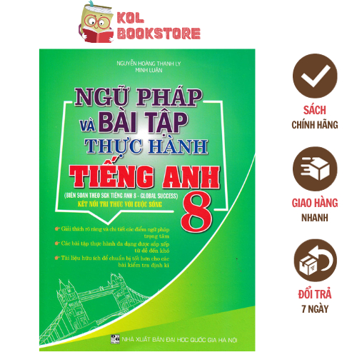 Sách - Ngữ pháp và bài tập thực hành Tiếng Anh 8 (Global Success - Kết nối tri thức với cuộc sống)