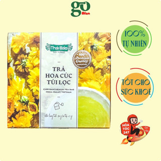 Trà hoa cúc túi lọc thái bảo đà lạt, hộp 60 túi