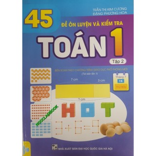 Sách - 45 đề ôn luyện và kiểm tra toán 1 tập 2