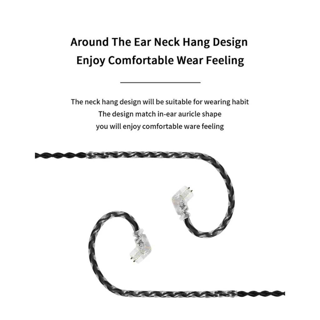 Dây cáp nâng cấp tai nghe JCALLY TC08 Pro | DAC Chip BES3001 - SP | Có Mic