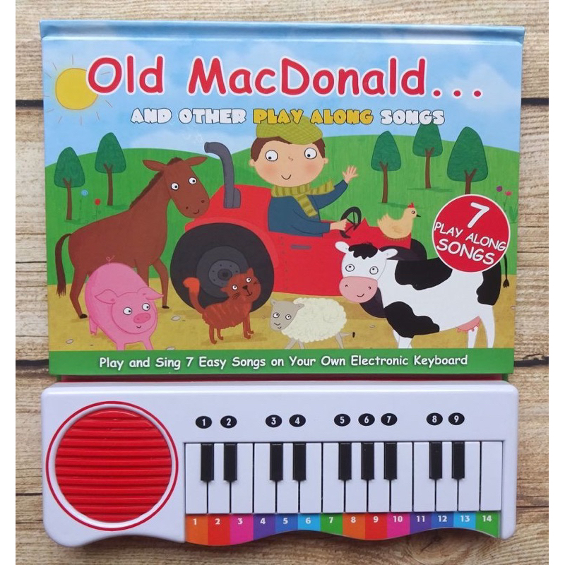 Sách âm thanh cho bé Piano sound book nhập khẩu UK