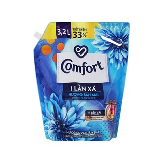 Nước xả vải Comfort đậm đặc một lần xả hương ban mai túi 3.1 lít