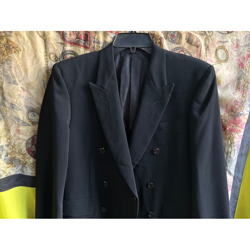 ❣️Áo Vest Blazer Nam Đen Trơn 6 nút hot trend 1 Lớp 2hands ❣️