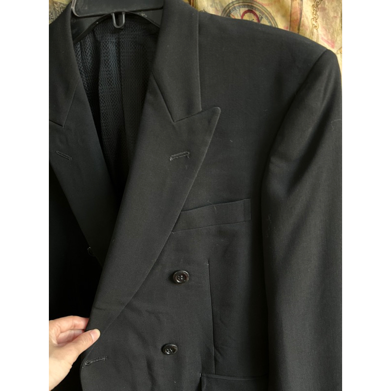 ❣️Áo Vest Blazer Nam Đen Trơn 6 nút hot trend 1 Lớp 2hands ❣️