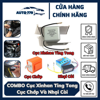 Combo cục xinhan ting tong cục chớp và nhại còi