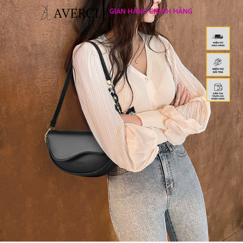 Túi đeo chéo, túi quai xách, túi kẹp nách yên ngựa kèm nơ
