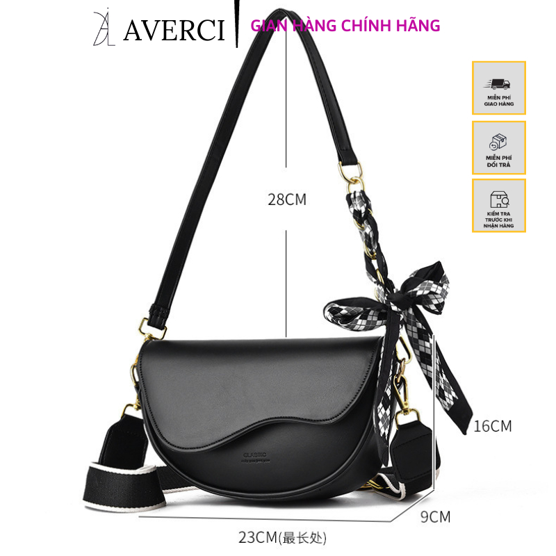 Túi đeo chéo, túi quai xách, túi kẹp nách yên ngựa kèm nơ
