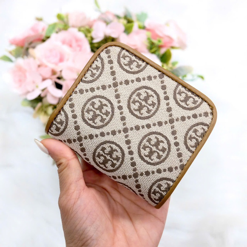 📛SALE📛VÍ TB T MONOGRAM JACQUARD MINI 134532 NỮ GẬP