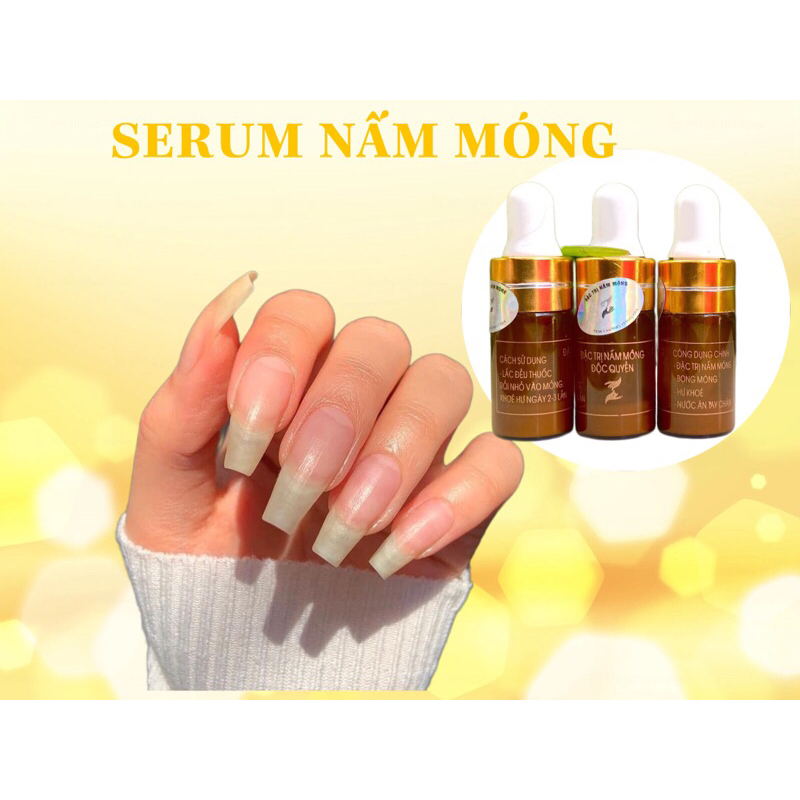 Serum Nấm Móng Tay Chân Dứt Điểm Nấm Móng Bọng Móng, Sưng Khóe, Chăm Sóc Móng Nhanh Dài Bóng Khỏe