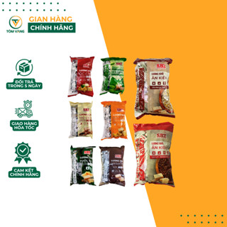 Lương khô SBT Viêt Nam 8 vị gồm (lương khô ăn kiêng, ruốc thịt, hạt điều, socolachip, óc chó, mè đen, gạo lứt) - 500g