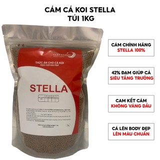 Cám Cá Koi Stella Không váng dầu, độ đạm cao, thức ăn cá koi Stella